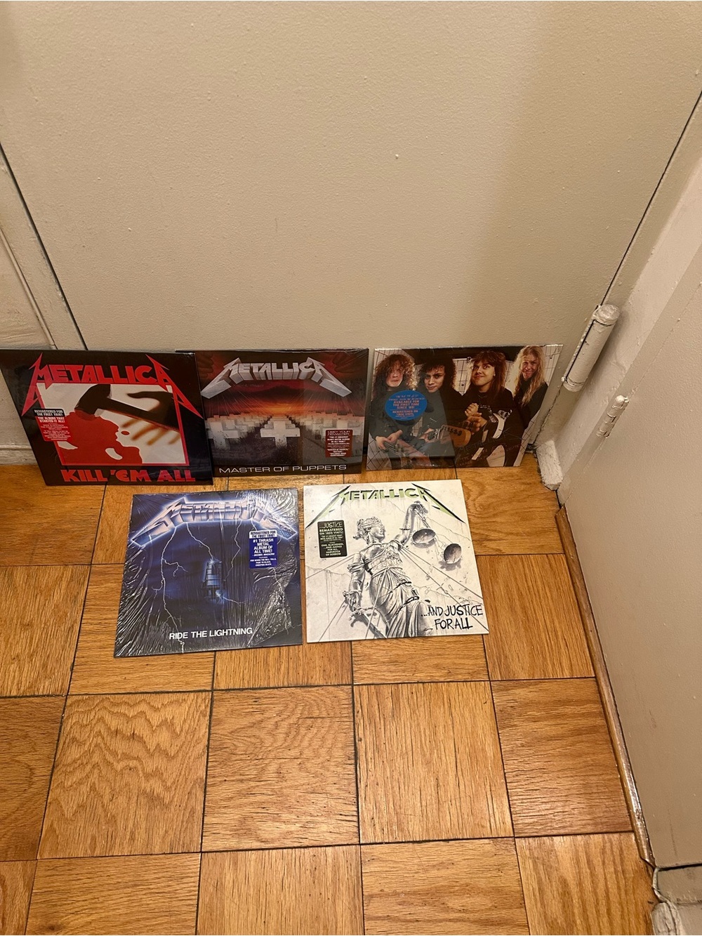 Metallica Vinyl LP Collection - Black, Red, White Covers
